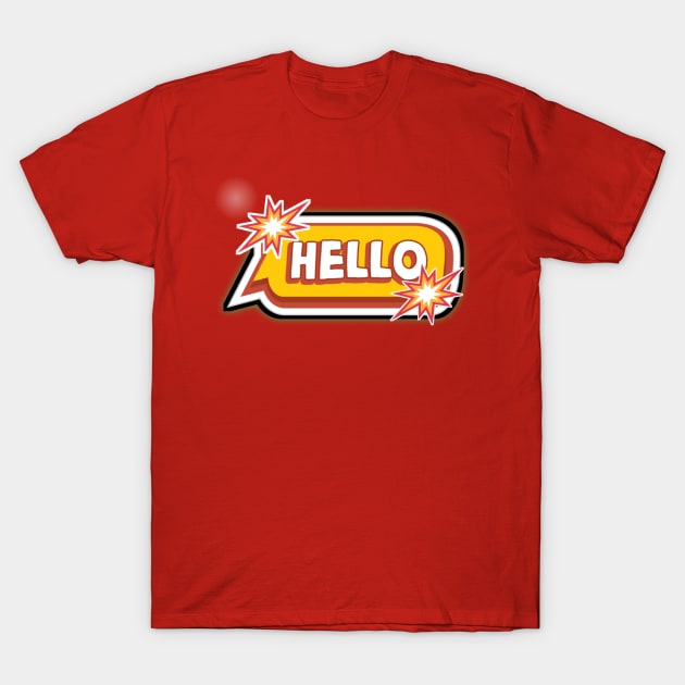 Hello T-Shirt by MasBenz